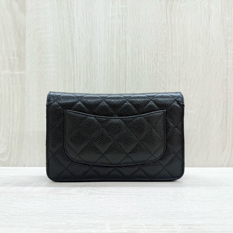 CHANEL黑金牛皮下蓋磁吸WOC/AP0250-2