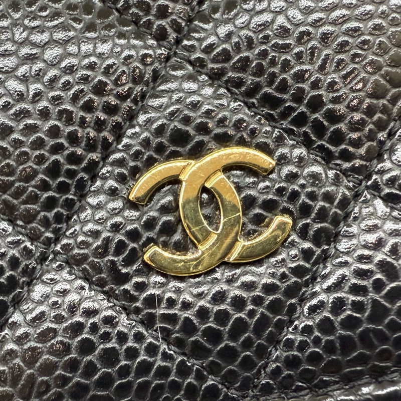 CHANEL黑金牛皮下蓋磁吸WOC/AP0250-18