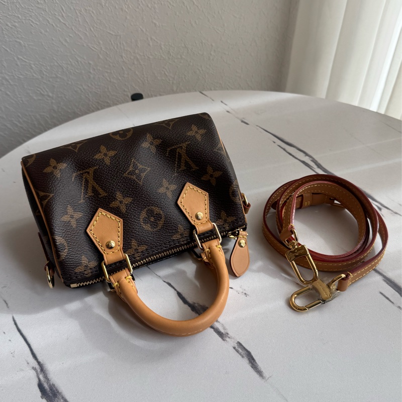 LV M81085花紋nano speedy 新款背帶可拆❤️-0