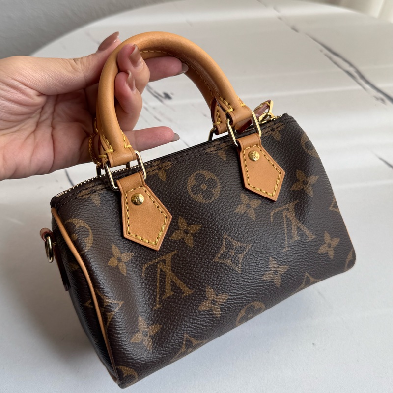 LV M81085花紋nano speedy 新款背帶可拆❤️-1