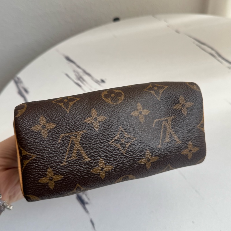 LV M81085花紋nano speedy 新款背帶可拆❤️-4