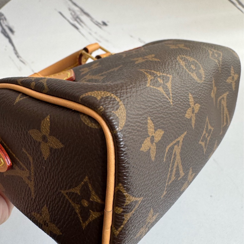 LV M81085花紋nano speedy 新款背帶可拆❤️-5