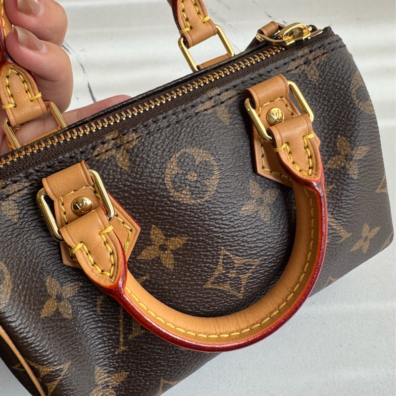 LV M81085花紋nano speedy 新款背帶可拆❤️-12