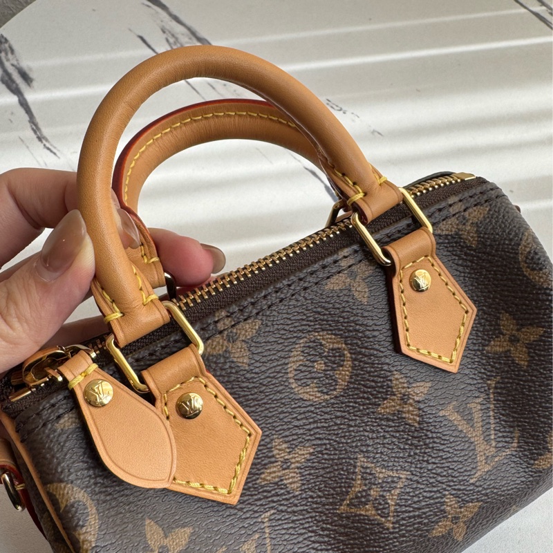 LV M81085花紋nano speedy 新款背帶可拆❤️-13