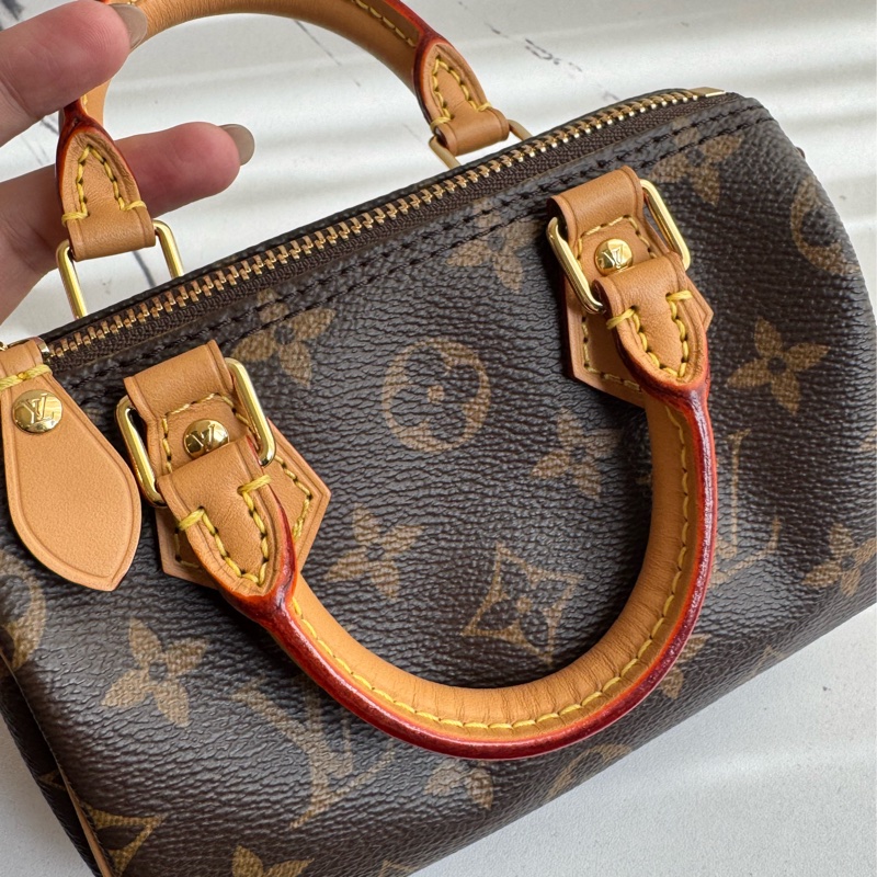LV M81085花紋nano speedy 新款背帶可拆❤️-14