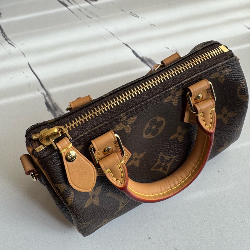 LV M81085花紋nano speedy 新款背帶可拆❤️-17