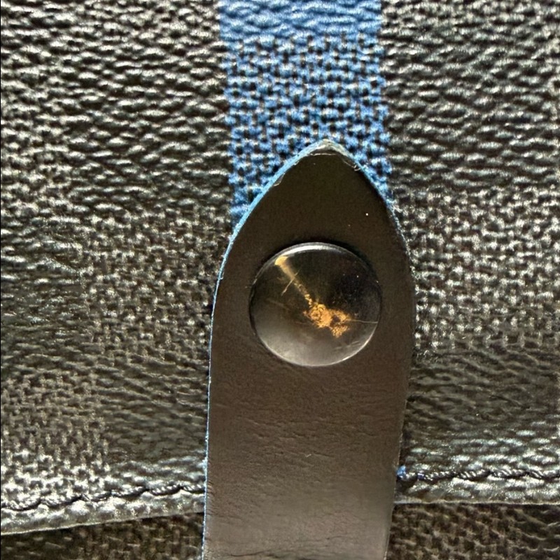 LV/路易威登 Christopher 黑棋盤格抽繩 登山雙肩包-11