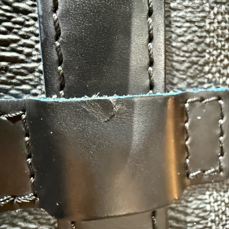 LV/路易威登 Christopher 黑棋盤格抽繩 登山雙肩包-32