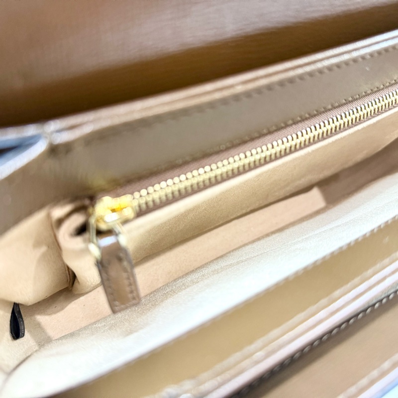 GUCCI老花拚咖皮革1955中號側背包602204-13