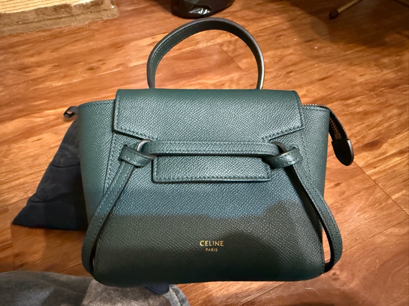 Celine pico belt 綠色-0