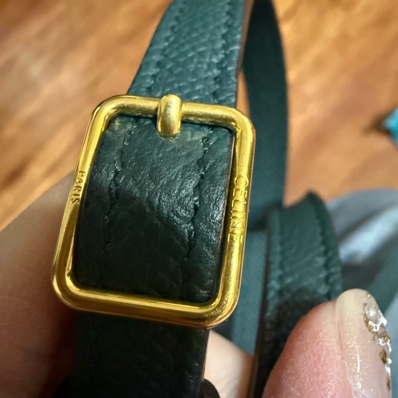 Celine pico belt 綠色-3