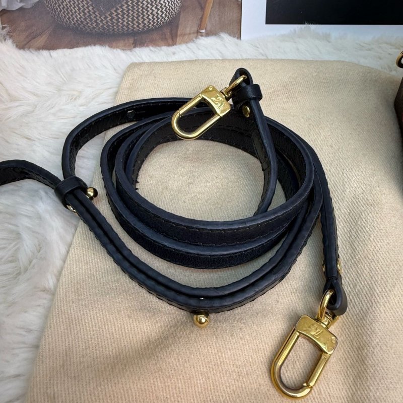 LV Palm Springs 棕色拼多色 老花拼鑰匙印花 塗層帆布 mini 雙肩包-8