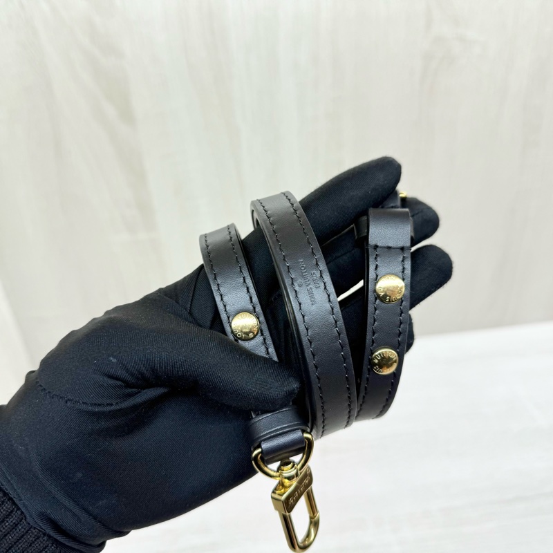 LV原花黑色邊Neo Neo束口水桶包MM M44020-8