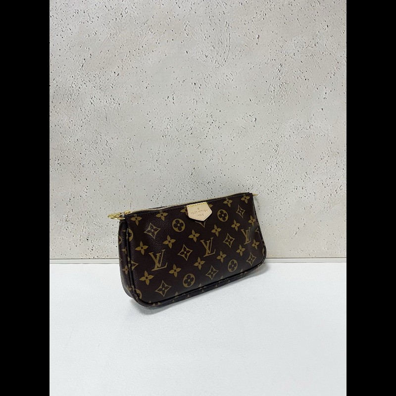LV multi pochette 
老花五合一 綠肩带 麻将包-4