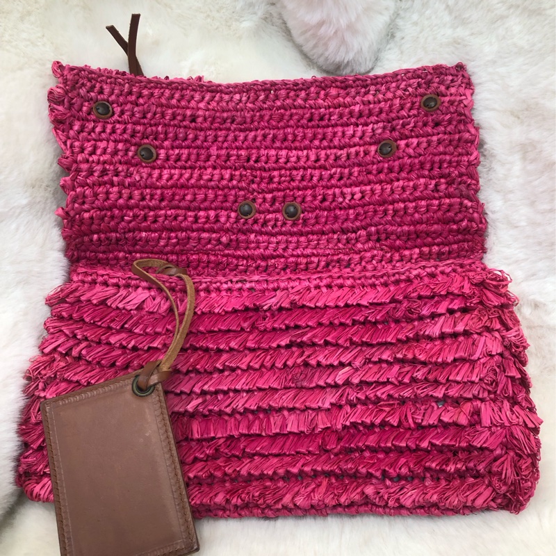 Balenciaga 草識 手拿包  粉紅色 XA501-13