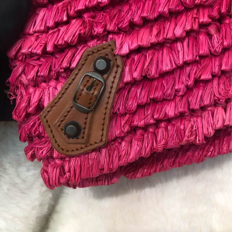 Balenciaga 草識 手拿包  粉紅色 XA501-14