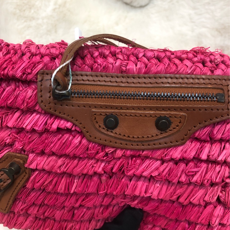 Balenciaga 草識 手拿包  粉紅色 XA501-16