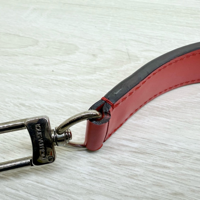 LV深藍色拼紅色內裡epi牛皮Neo Neo提把水桶包MM-21