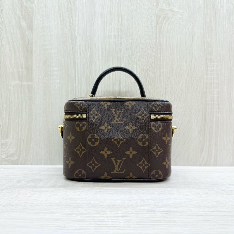 LV雙色原花Vanity PM手提側背化妝箱包 M45165-1