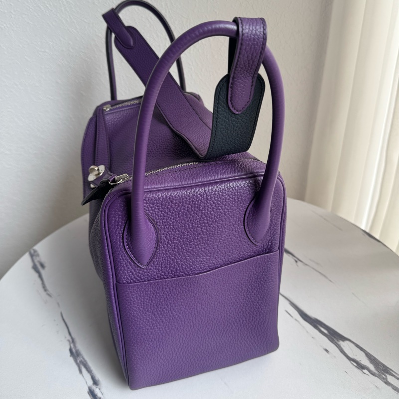 Hermes紫/黑雙色lindy36 紫進不出✨-2