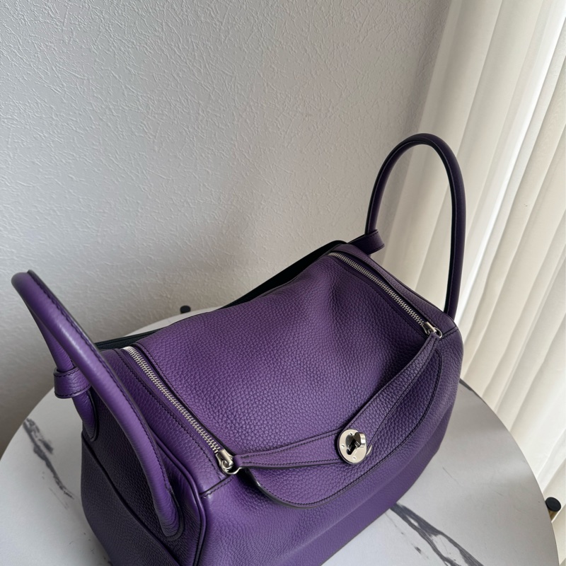 Hermes紫/黑雙色lindy36 紫進不出✨-4