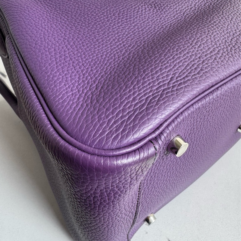 Hermes紫/黑雙色lindy36 紫進不出✨-8