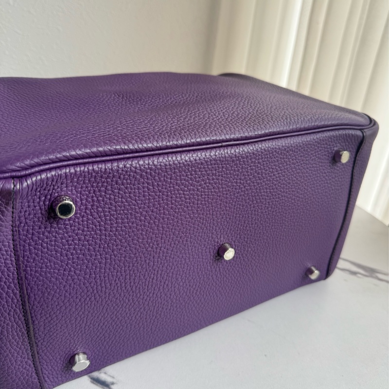 Hermes紫/黑雙色lindy36 紫進不出✨-10