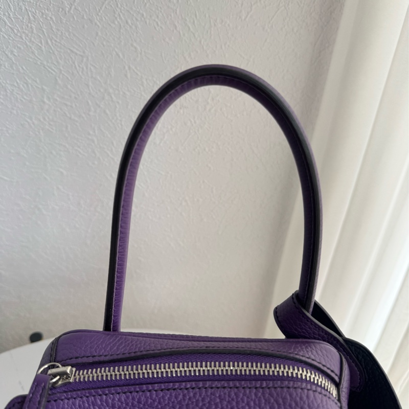Hermes紫/黑雙色lindy36 紫進不出✨-13