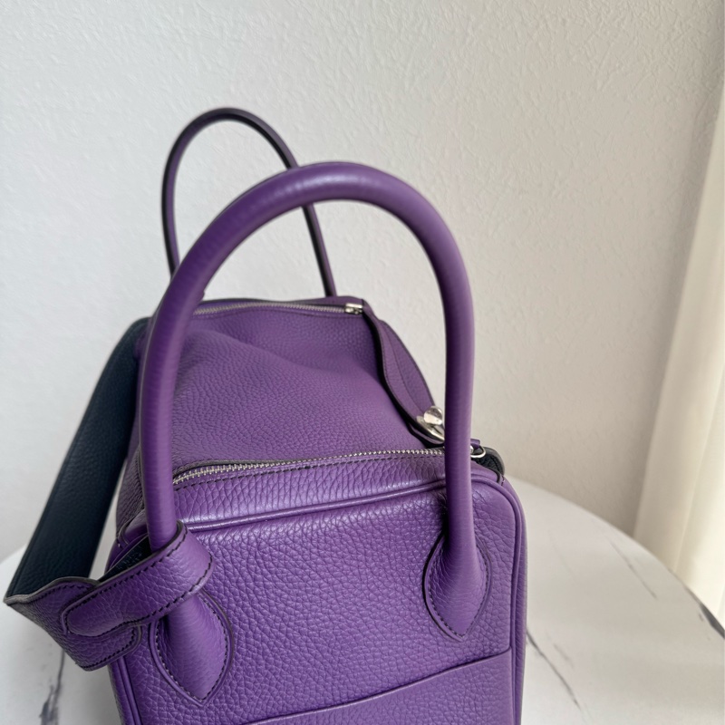Hermes紫/黑雙色lindy36 紫進不出✨-15