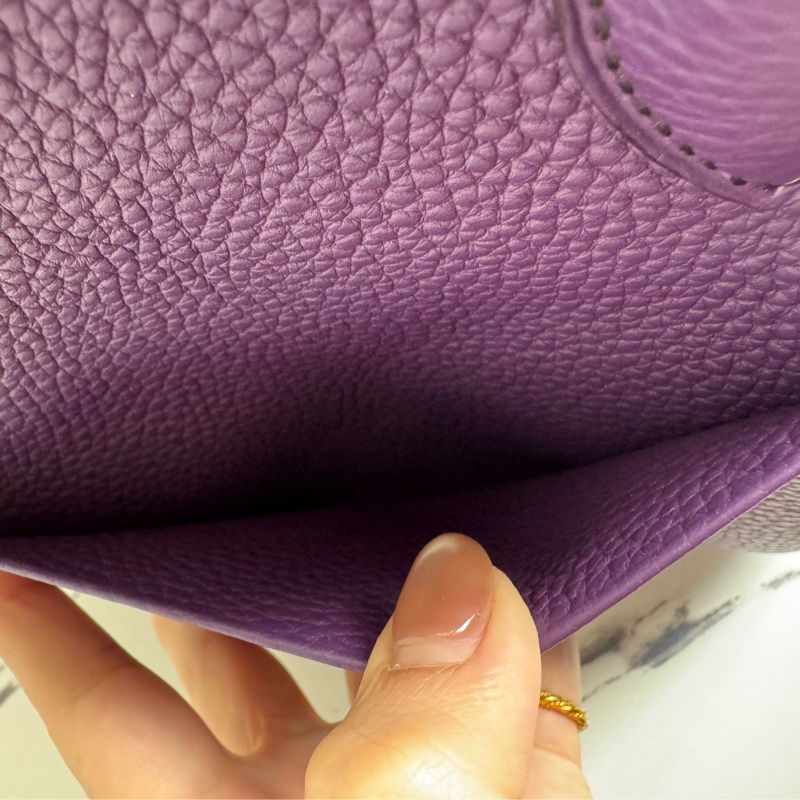Hermes紫/黑雙色lindy36 紫進不出✨-39
