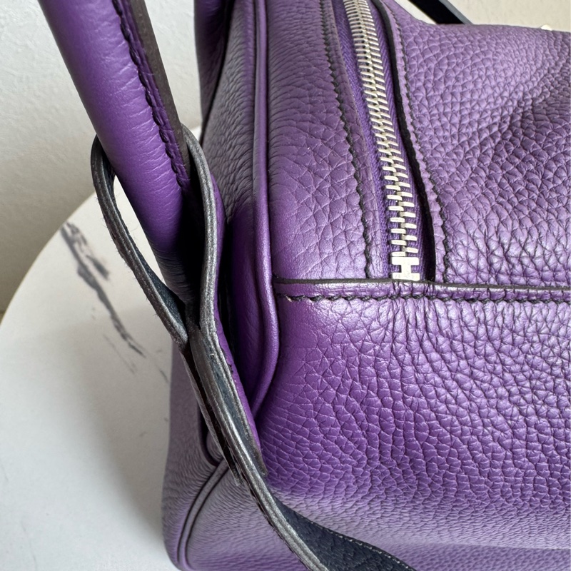 Hermes紫/黑雙色lindy36 紫進不出✨-41