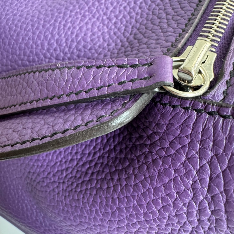 Hermes紫/黑雙色lindy36 紫進不出✨-42