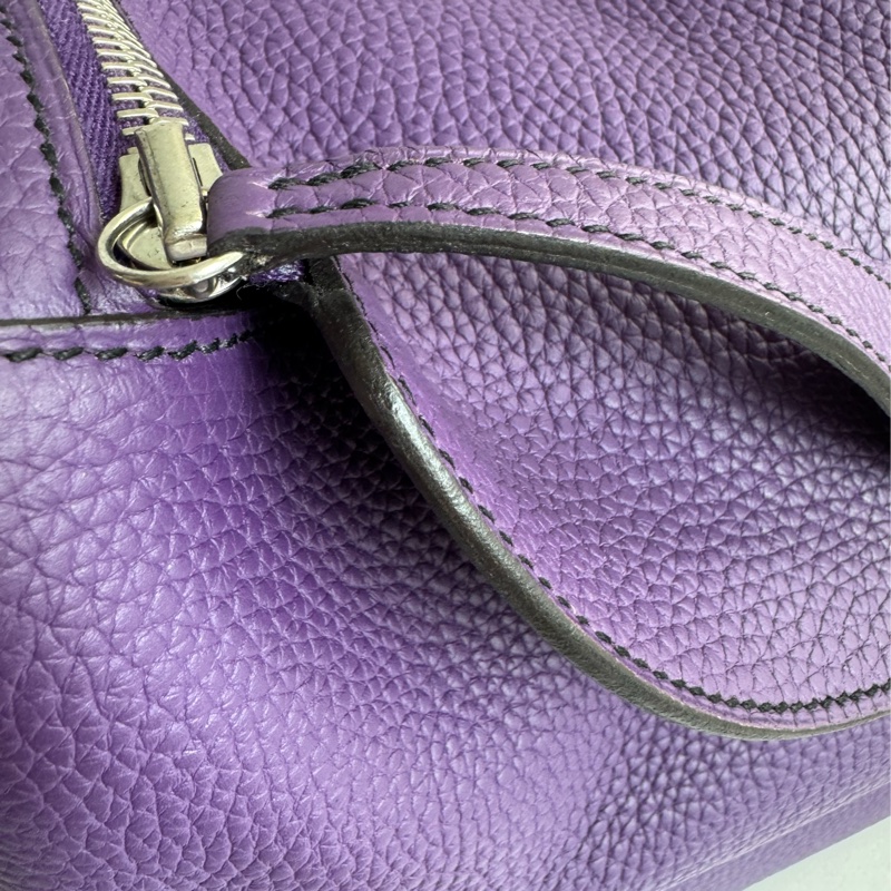 Hermes紫/黑雙色lindy36 紫進不出✨-43