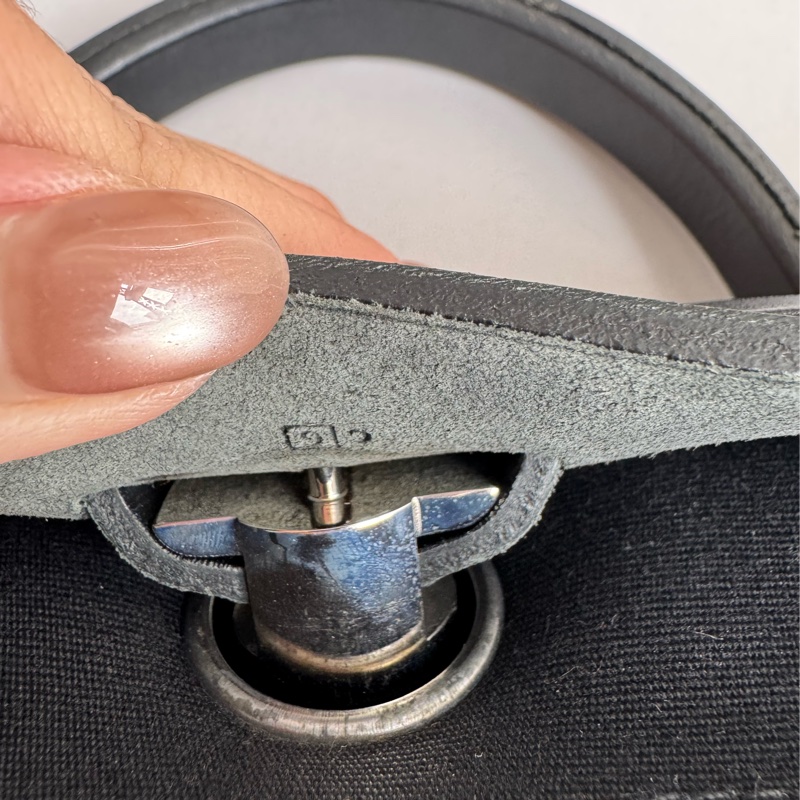 Hermes黑米帆布一代herbag 兩用❤️❤️-12