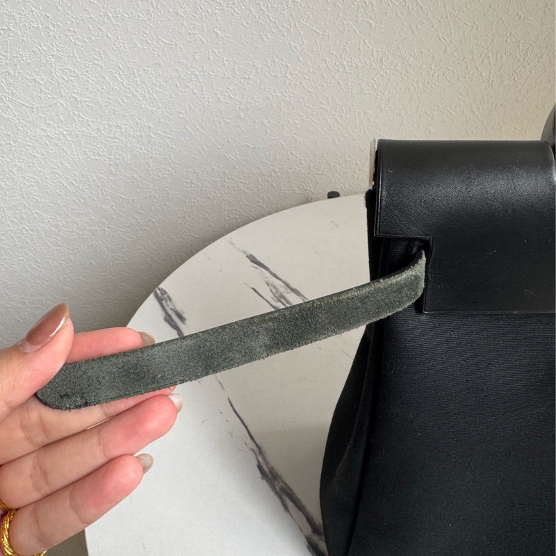 Hermes黑米帆布一代herbag 兩用❤️❤️-19