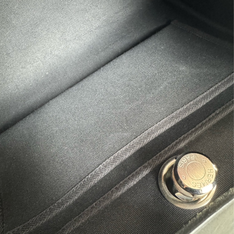 Hermes黑米帆布一代herbag 兩用❤️❤️-28