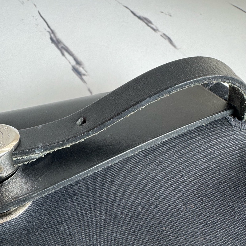 Hermes黑米帆布一代herbag 兩用❤️❤️-61