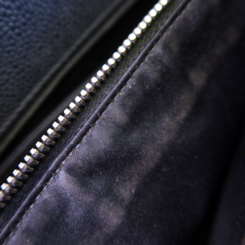 CHANEL 牛皮皮革GST銀扣鏈帶肩背袋-15