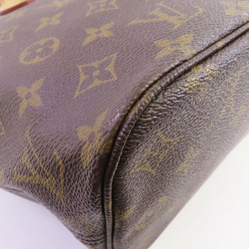 LOUIS VUITTON Monogram Neverfull PM金扣肩背袋-7