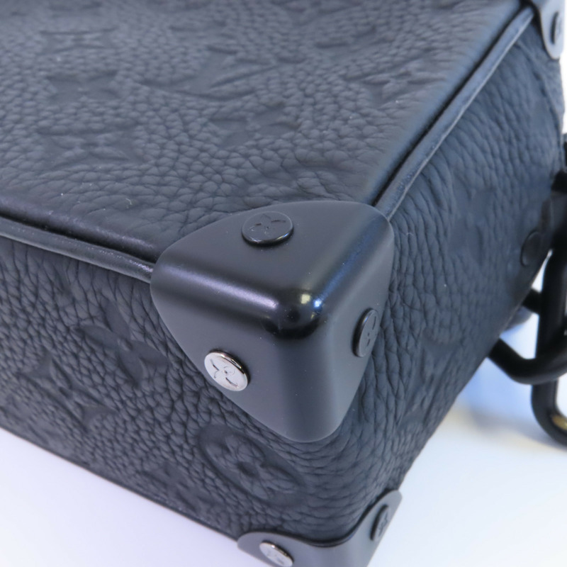 LOUIS VUITTON Monogram Taurillon Mini Soft Trun肩背袋-8