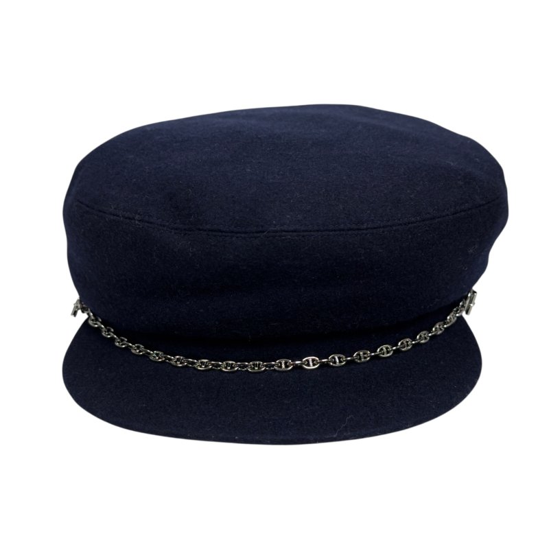 HERMES Belle-Ile Chaîne d'Ancre 豬鼻子🐽 純羊絨 報童帽-2