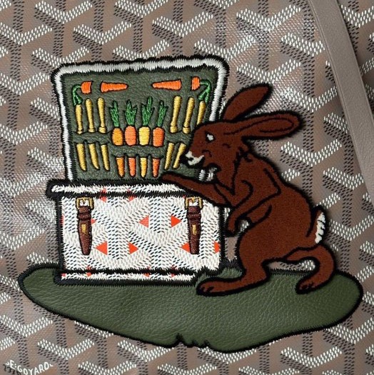 Goyard 限量兔子刺繡雙面托特包-2