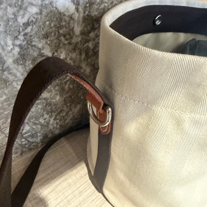 Hermes 帆布水桶包-7