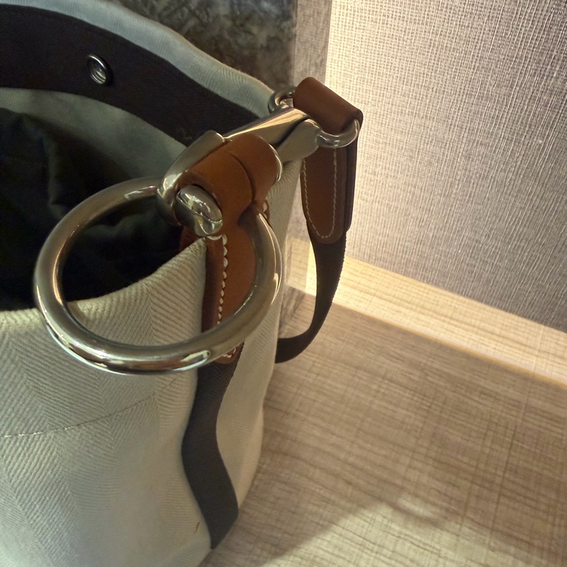 Hermes 帆布水桶包-25