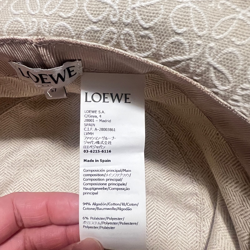 Loewe Anagram Bucket Hat-7