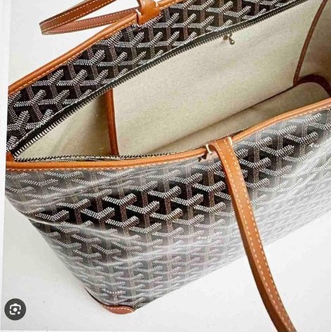 Goyard亮眼但不刺眼的紅色新款有拉鏈的MM托特-13