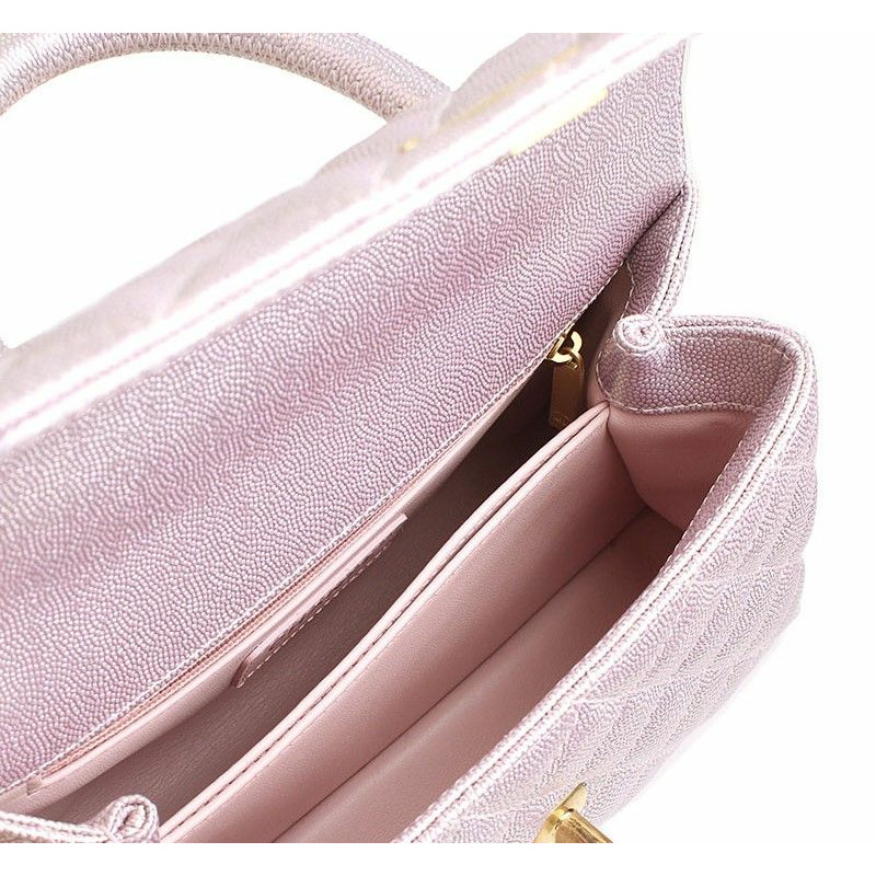 【包稅】CHANEL Coco Handle 珍珠彩虹小號手提包與斜背包-4