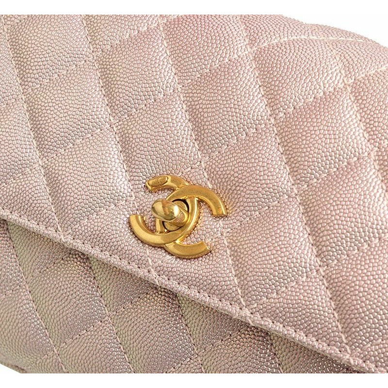 【包稅】CHANEL Coco Handle 珍珠彩虹小號手提包與斜背包-5