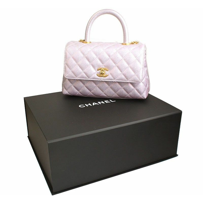 【包稅】CHANEL Coco Handle 珍珠彩虹小號手提包與斜背包-6