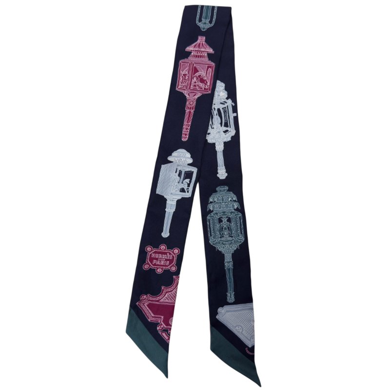 Hermes Merveilleuses Lanternes Twilly 幼絲巾-1